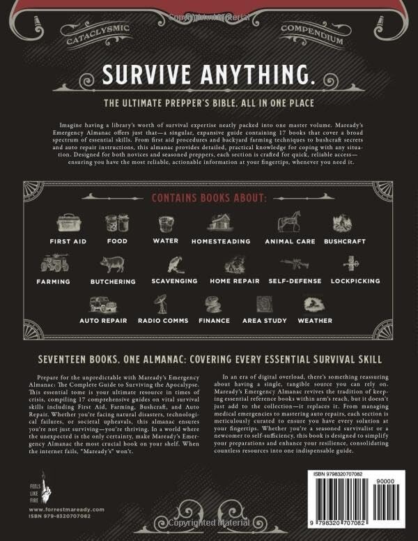 Maready’S Emergency Almanac: the Complete Guide to Surviving the Apocalypse⭐️⭐️⭐