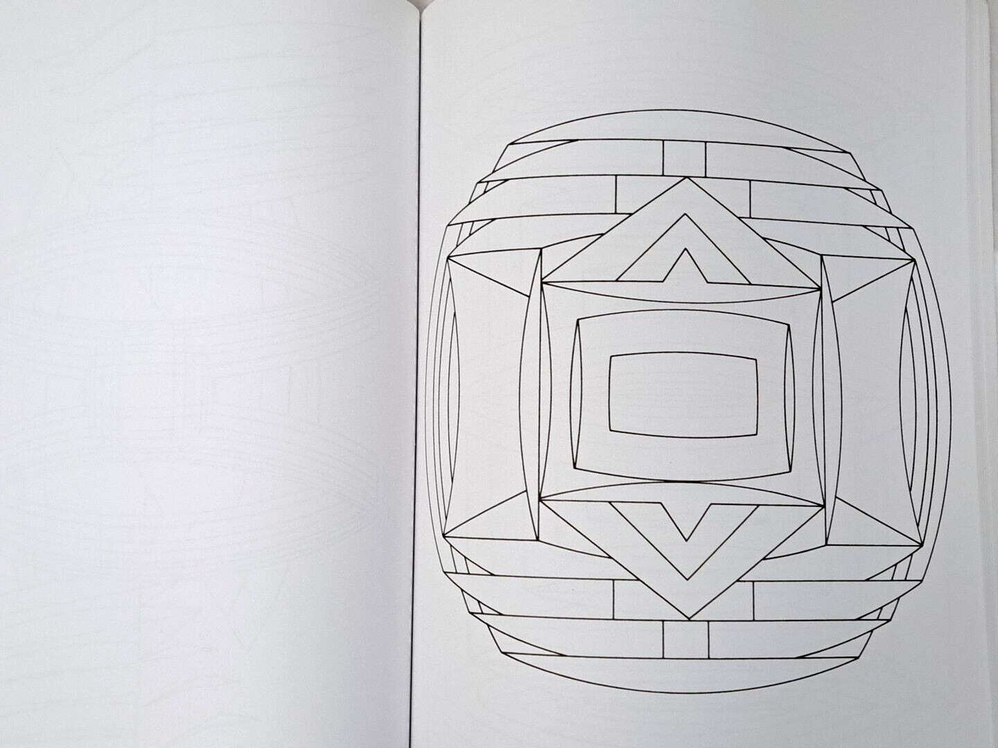Creative Haven Geometric Designs Coloring Book by Dover Over 120 Pages, Kids