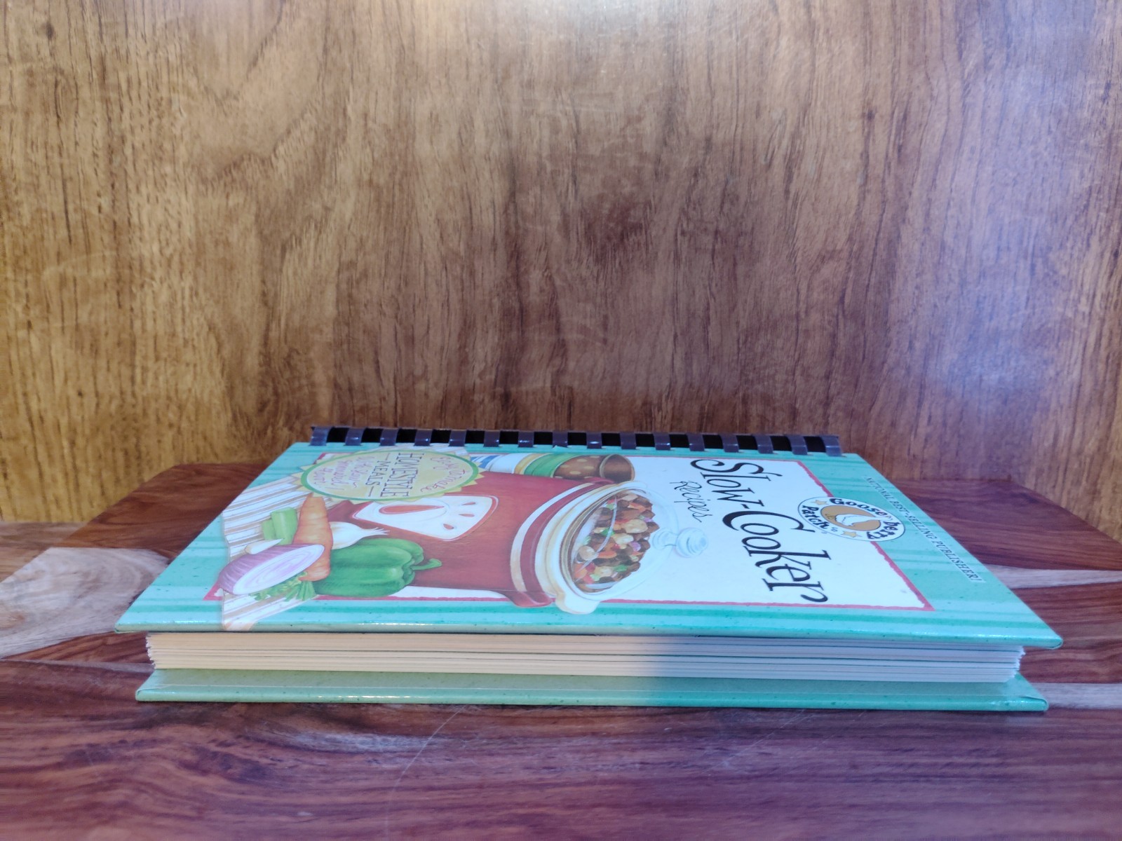 Gooseberry Patch Slow-Cooker Recipes Cookbook Spiral Hardcover Homestyle Meals