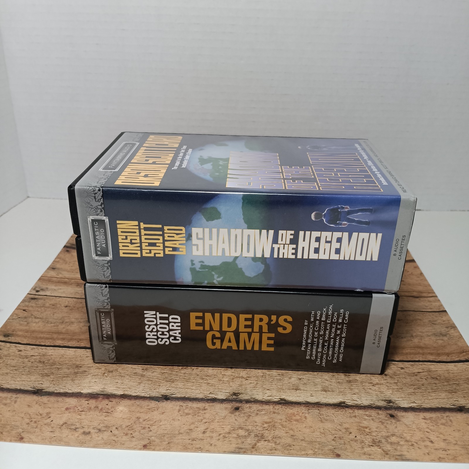 Orson Scott Card Ender’s Game & Shadow of the Hegemon Audiobooks Cassette 2001