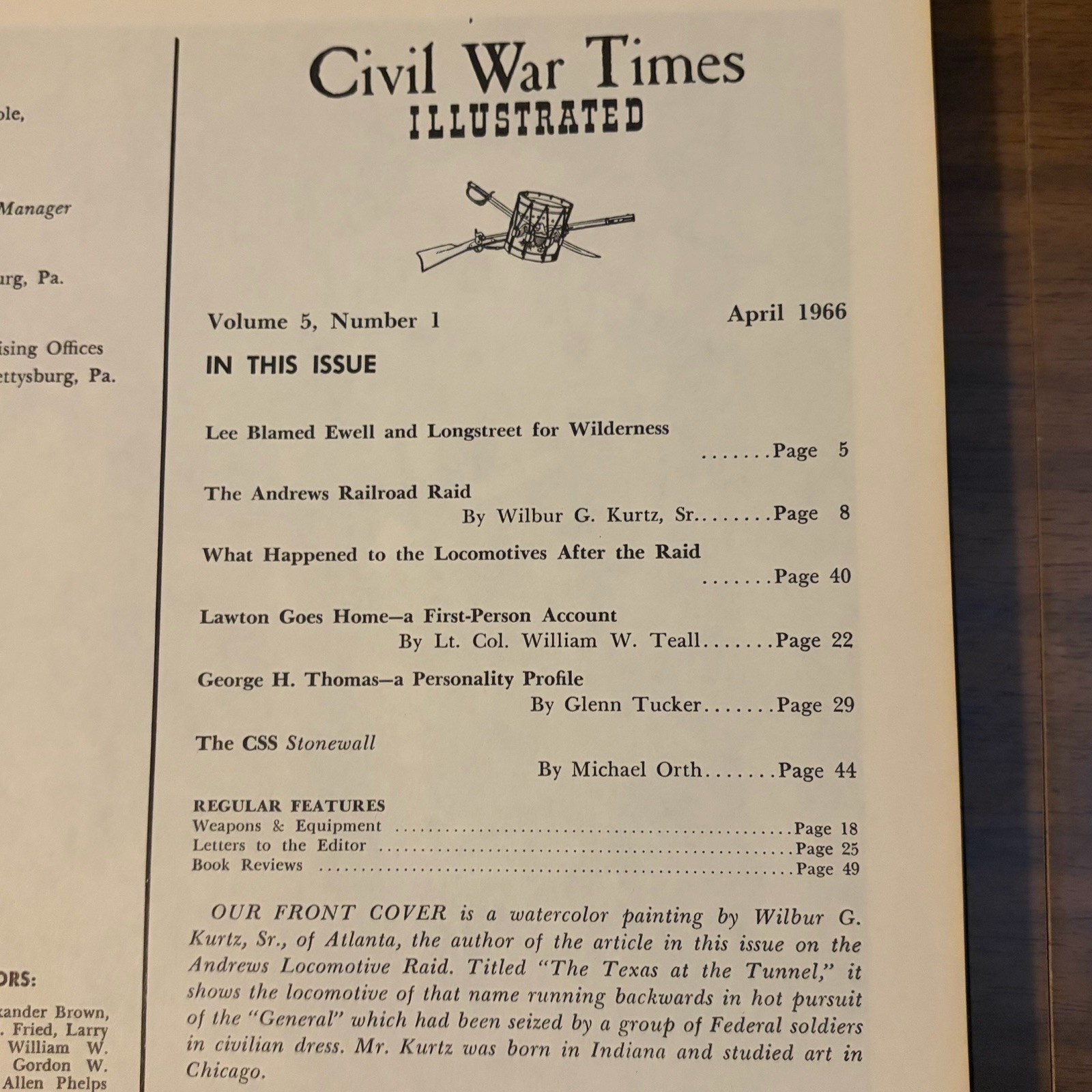 Civil War Times Illustrated Vol 1-5 Complete Set Index 1962-1967 Bound HC Books