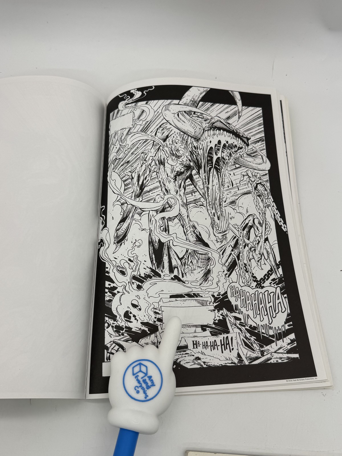 Spawn Adult Coloring Book by Todd McFarlane Image Comics 2016 *READ*