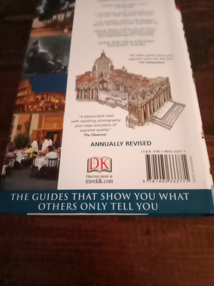 DK Eyewitness Travel Guide: Rome – Paperback – New (448 pages) Color Photos