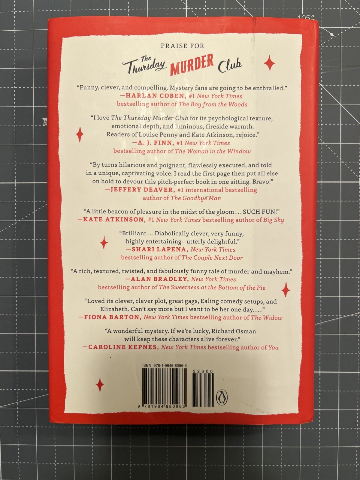 The Thursday Murder Club – Richard Osman – 1st Edition 1st Print VG+