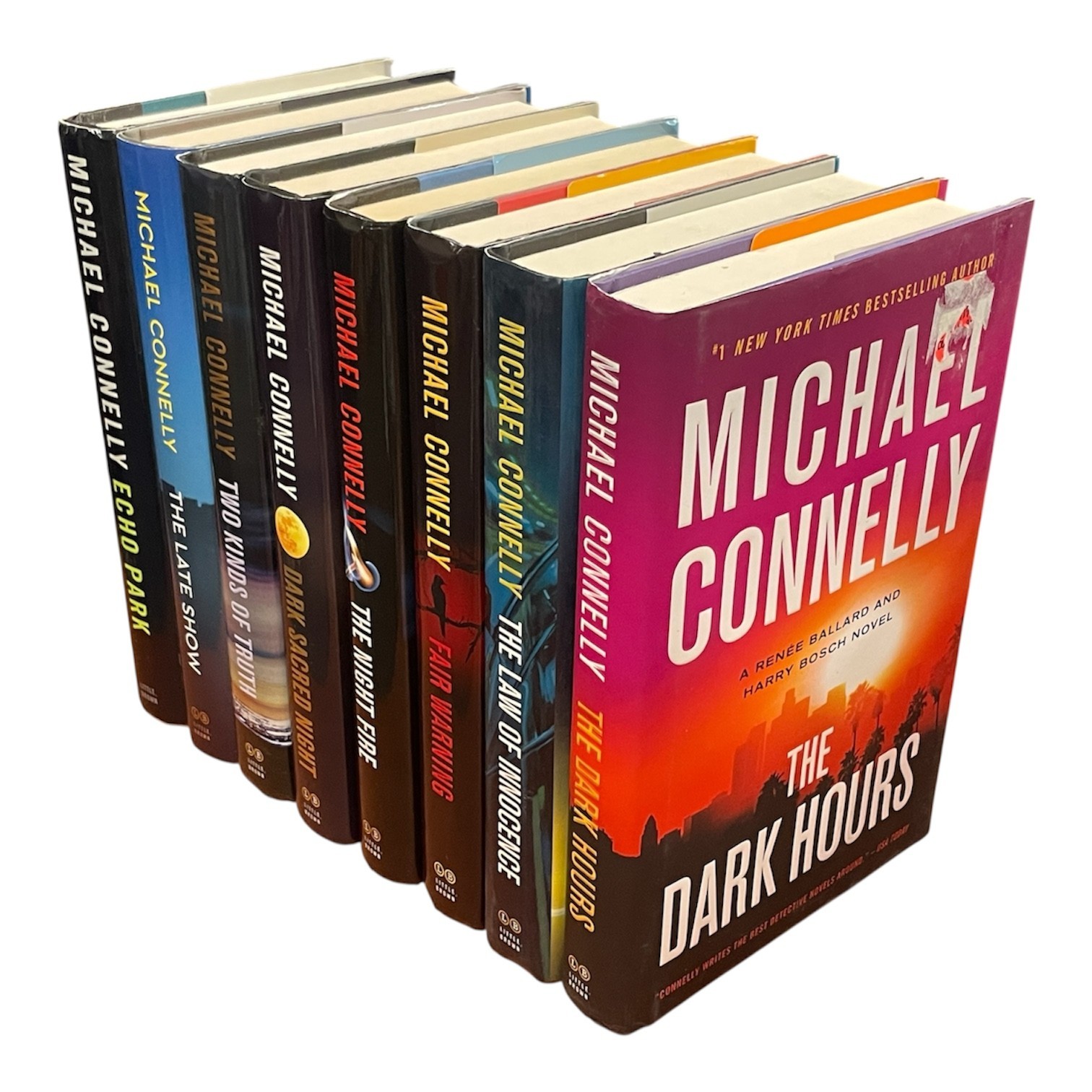 Michael Connelly Bosch Lincoln Lawyer Starter Set Hardcover Lot of 8 Dustcovers