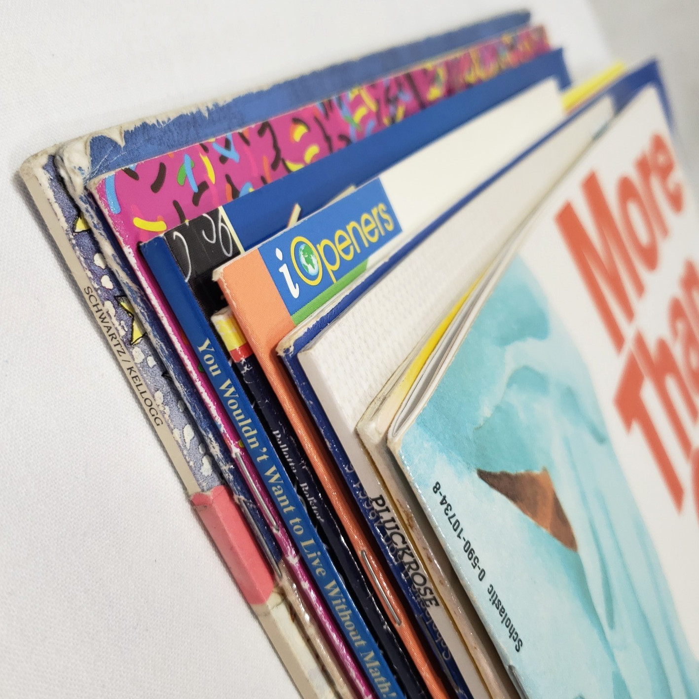 Kids Books About Counting Lot Of 10 Math Numbers Homeschool Classroom Library