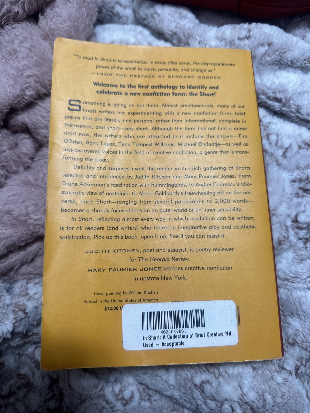 In Short a Collection of Brief Creative Nonfiction by Mary Paumier Jones