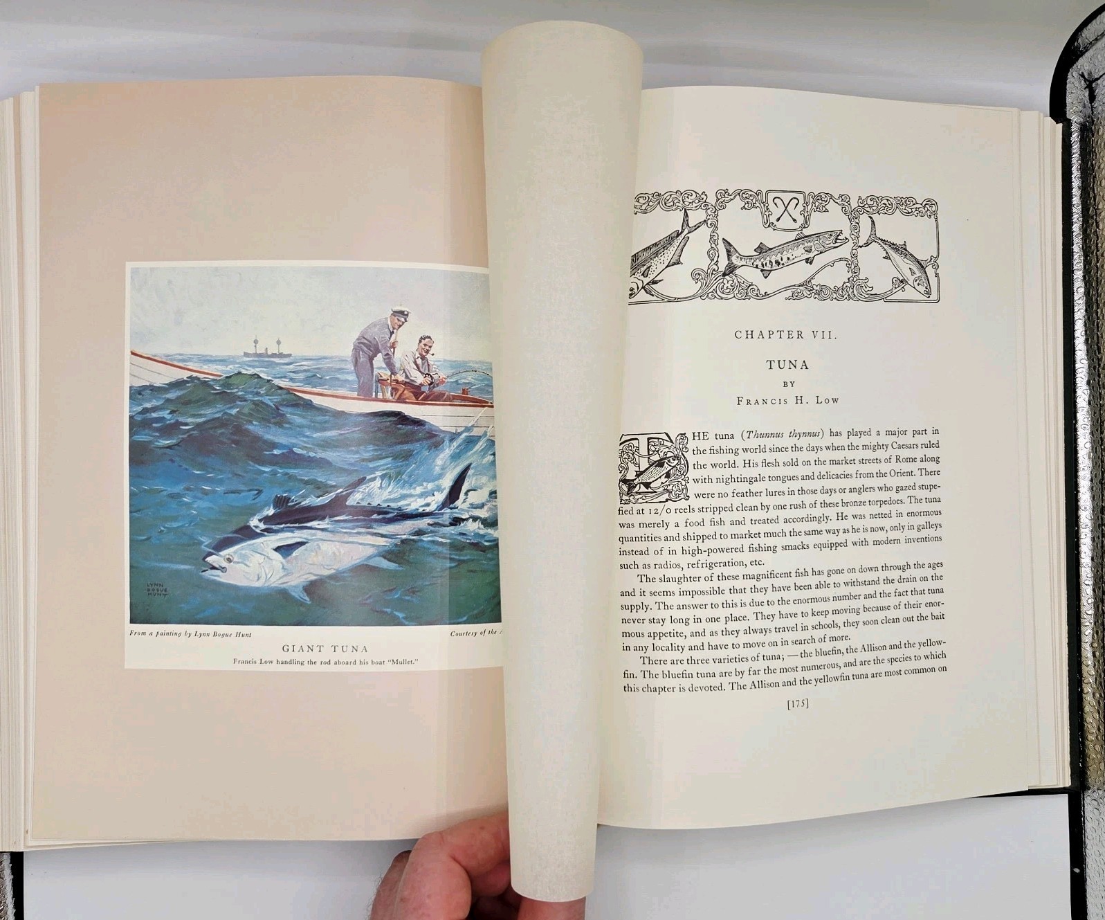 American Big Game Fishing by Connett, 1986, Premier Press Leather #424/3000 VG
