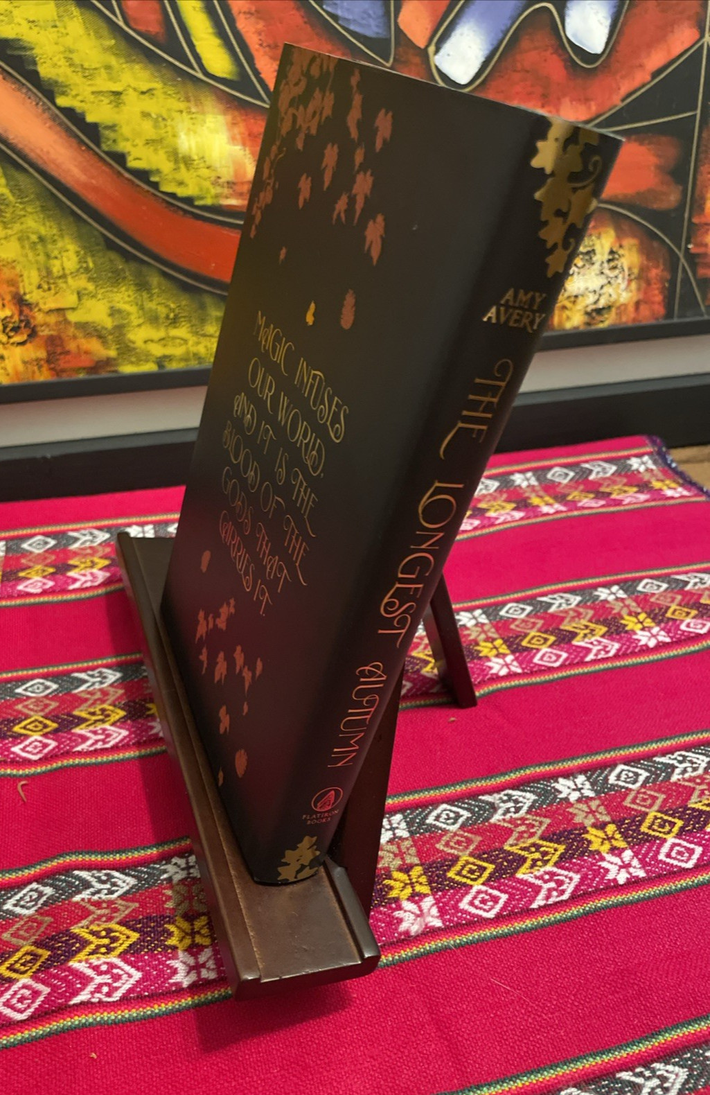 The Longest Autumn by Amy Avery HC *Signed 1st edition by Owlcrate