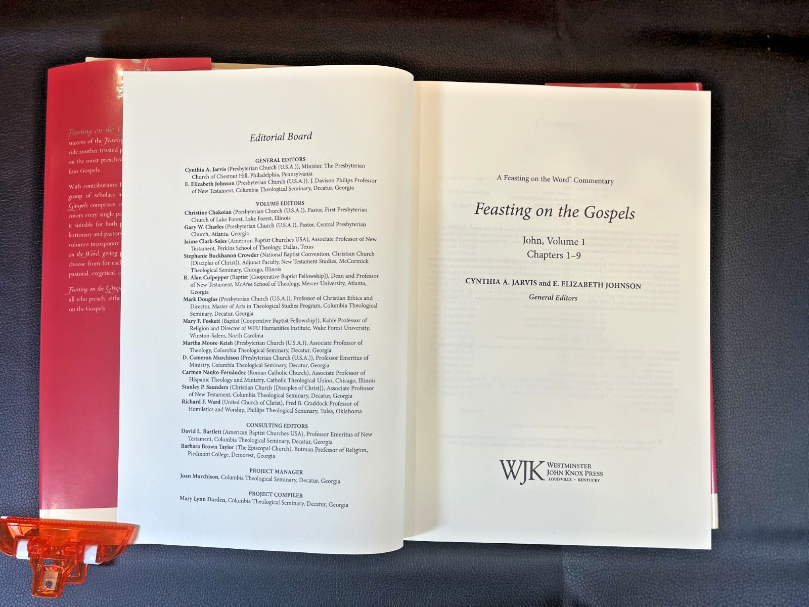 FEASTING ON THE GOSPELS Hardback Books WLK Set of 5