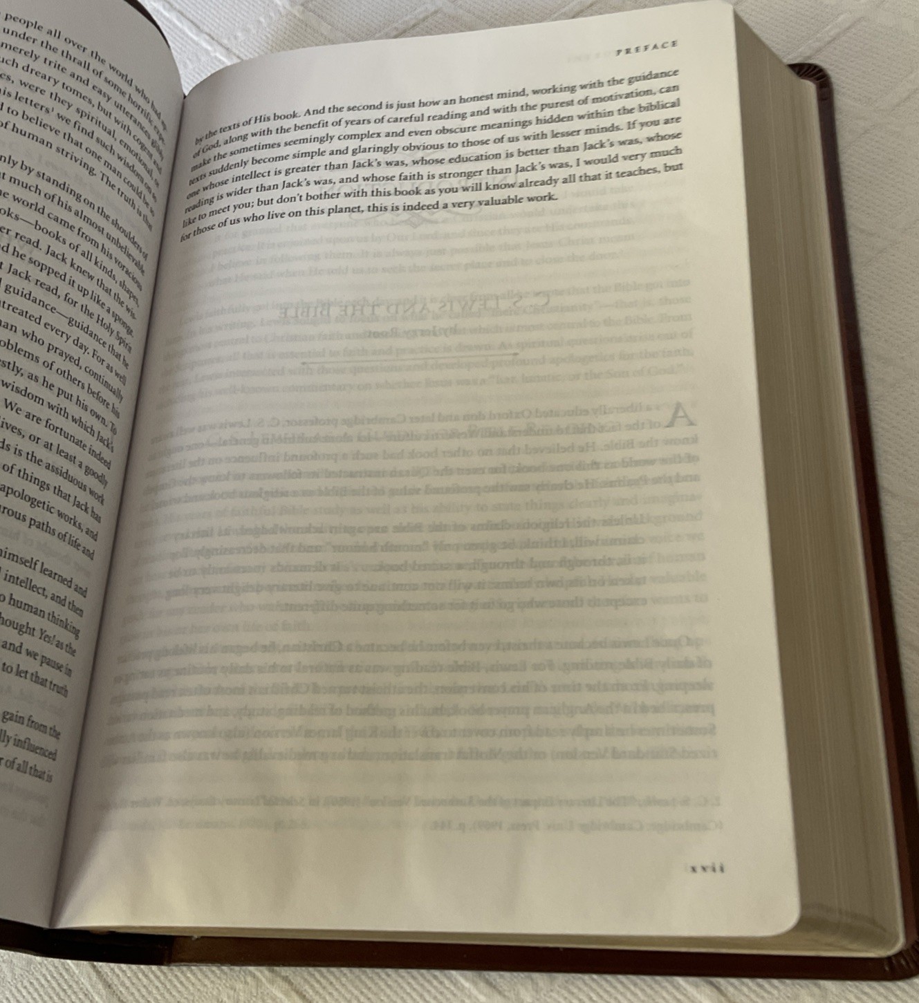 The C. S. Lewis Bible NRSV LEATHER