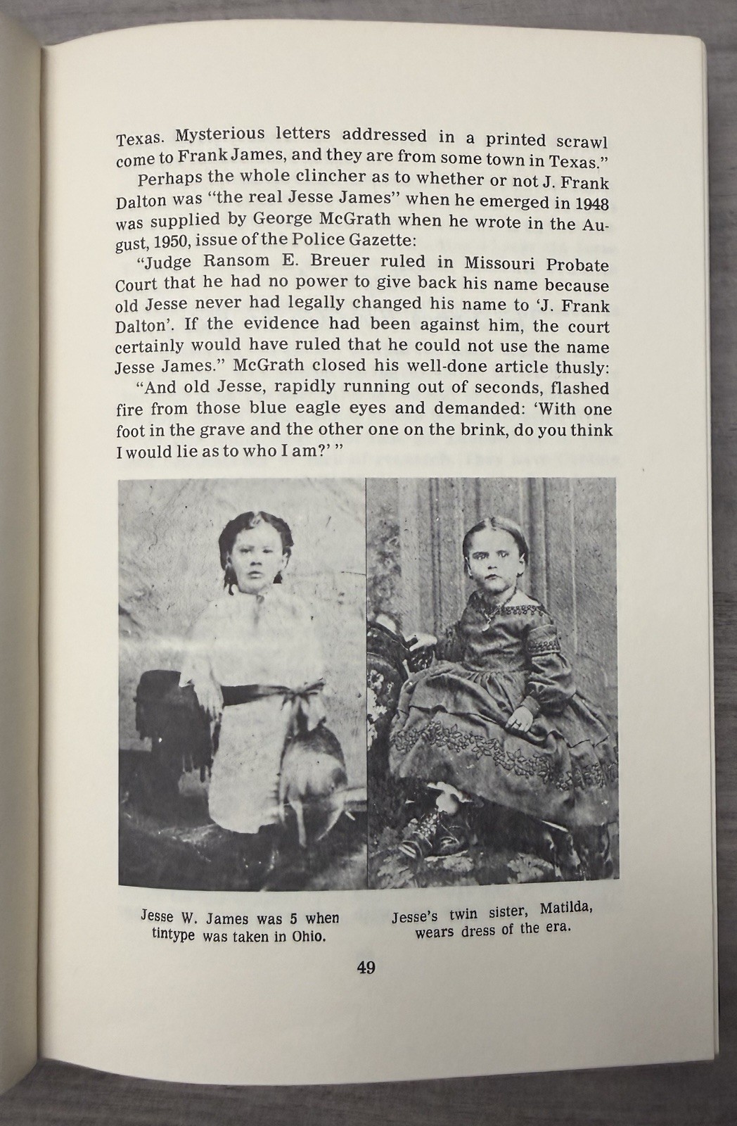 DOUBLE SIGNED 1st Ed / Printing ~ Jesse James Was One of His Names; Del Schrader