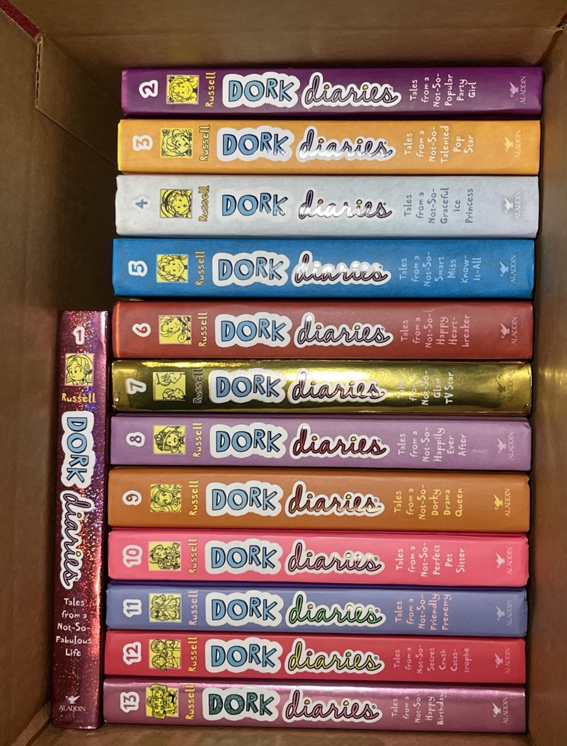 Dork Diaries Rachel Renée Russell Illustrated HC 1-13 Ages 9-12 2010s Fiction
