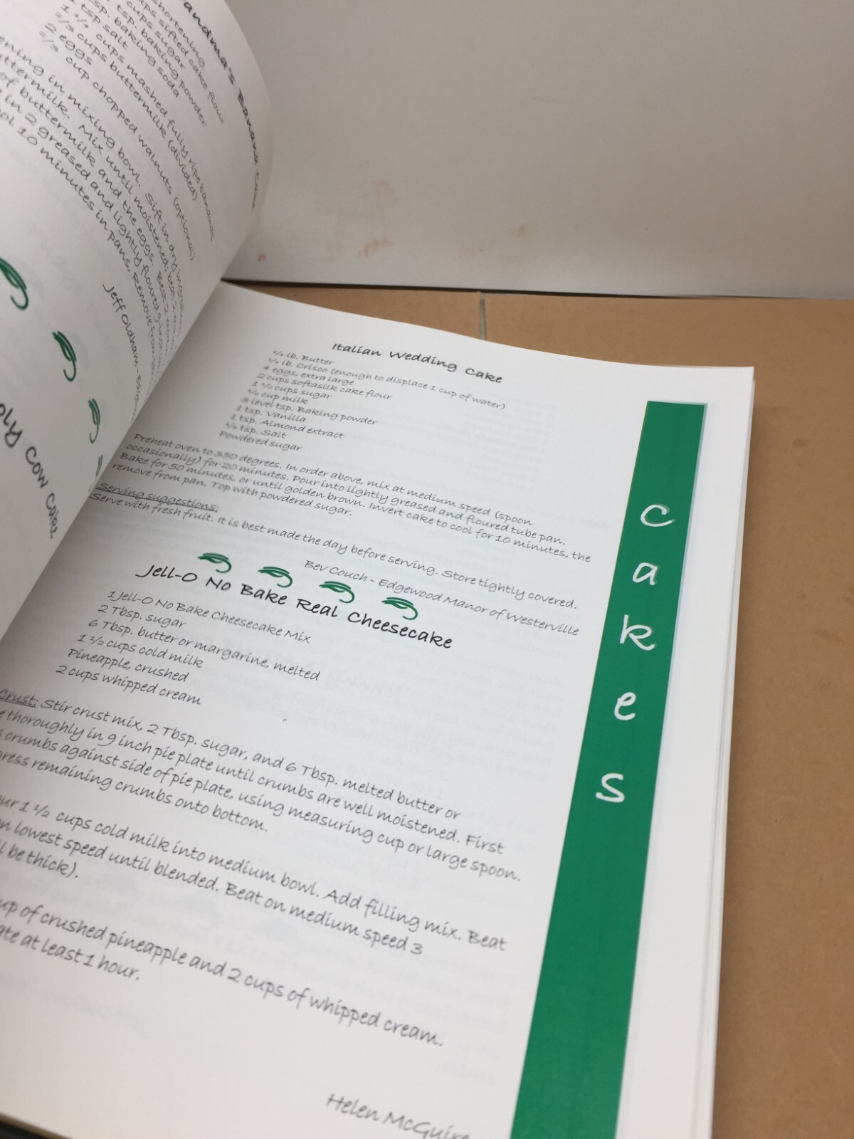 A Taste Of Ohio Cookbook, mixed recipes from Ohio, large cookbook 365 pages