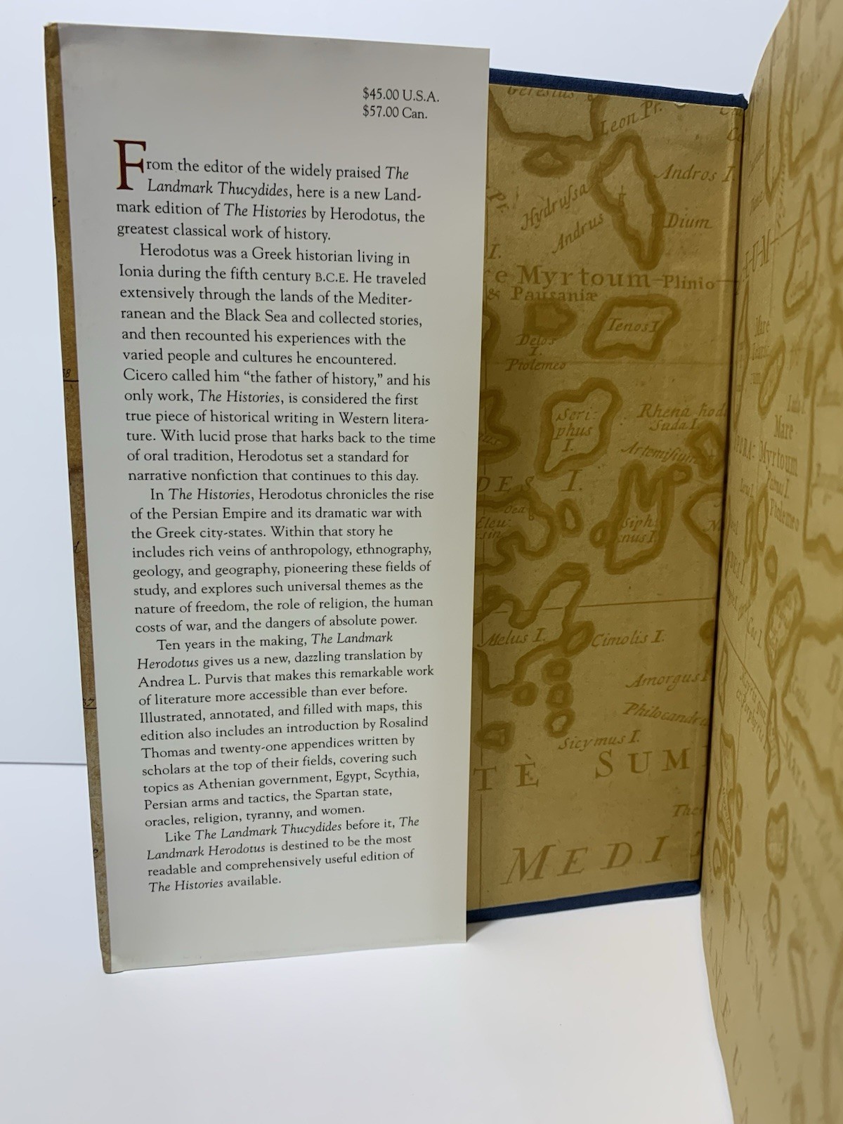 The Landmark Herodotus The Histories HC DJ 2007 First Edition Pantheon New