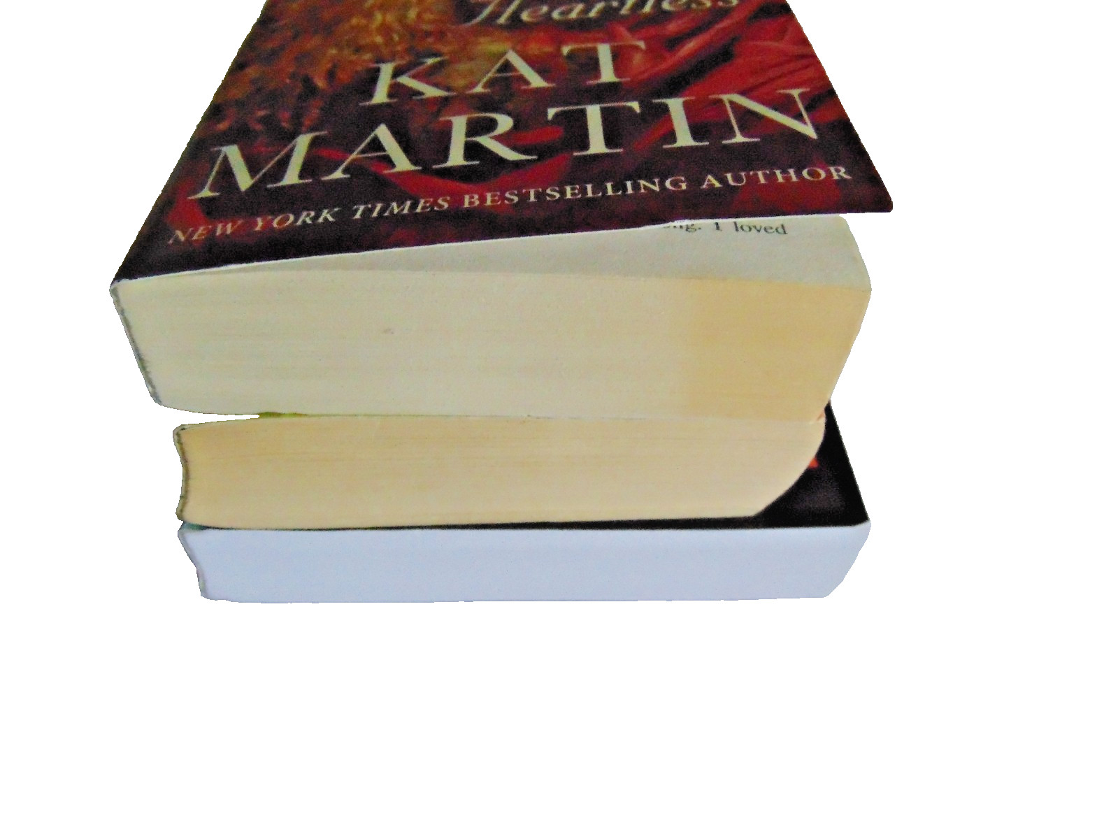Complete Series Set Heartless/Fire Series by Kat Martin 2 MM & 1 Trade Paperback