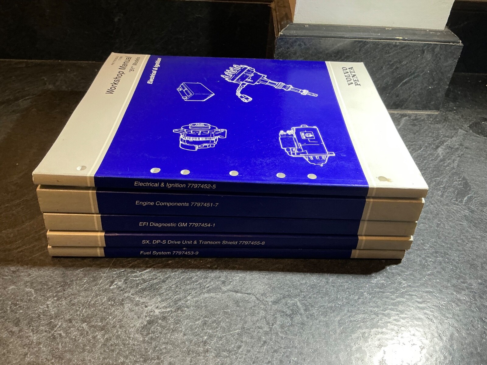 1998 Volvo Penta „BY“ Factory Workshop Manual 3.0L, 4.3L, 5.0L, 5.7L, 7.4L, 8.2L