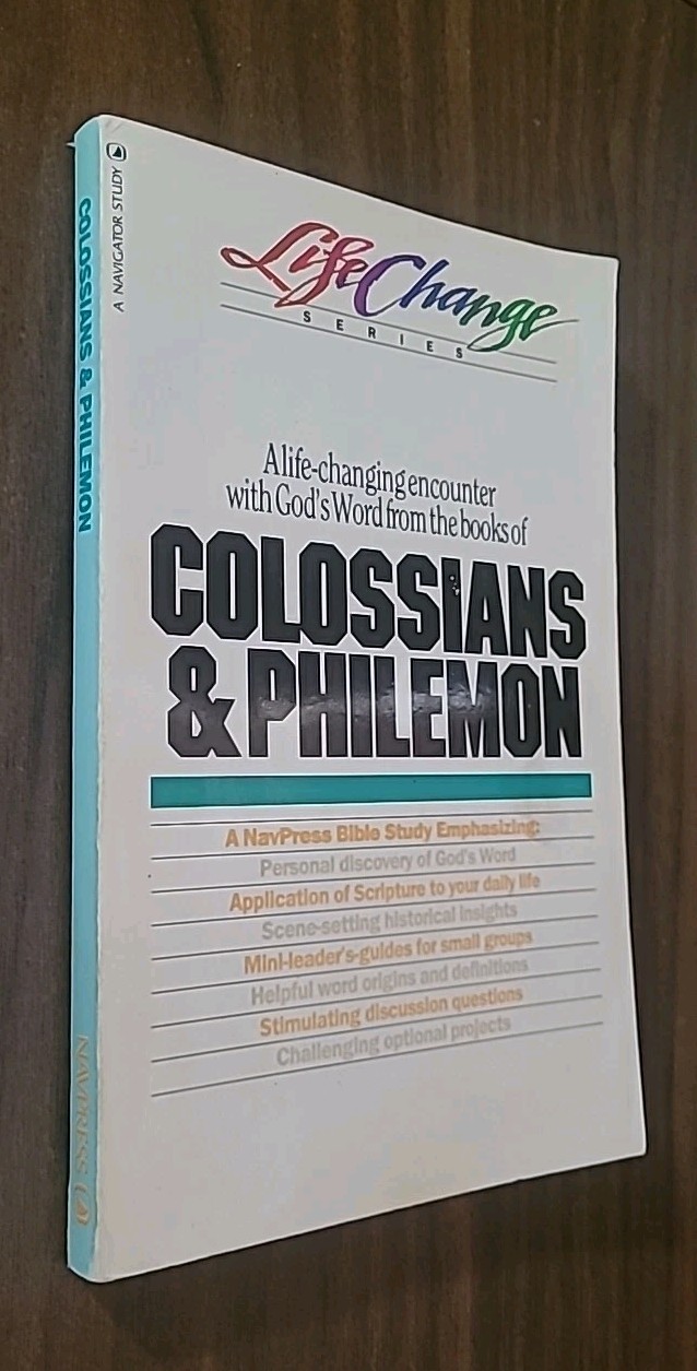 Colossians and Philemon by Navigators Staff (2018, Trade Paperback)