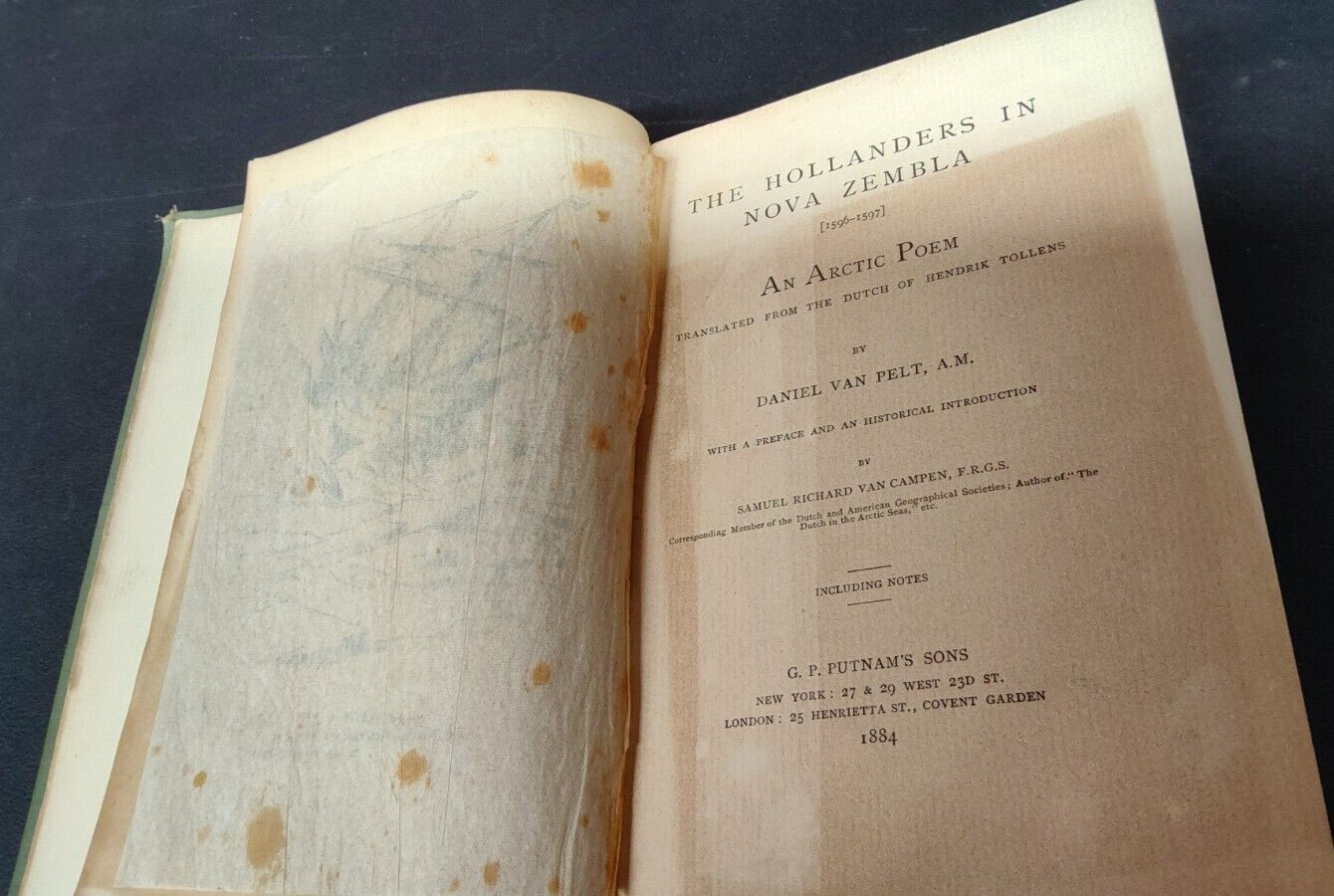 The Hollanders in Nova Zembla by Daniel Van Pelt 1884 Hardcover