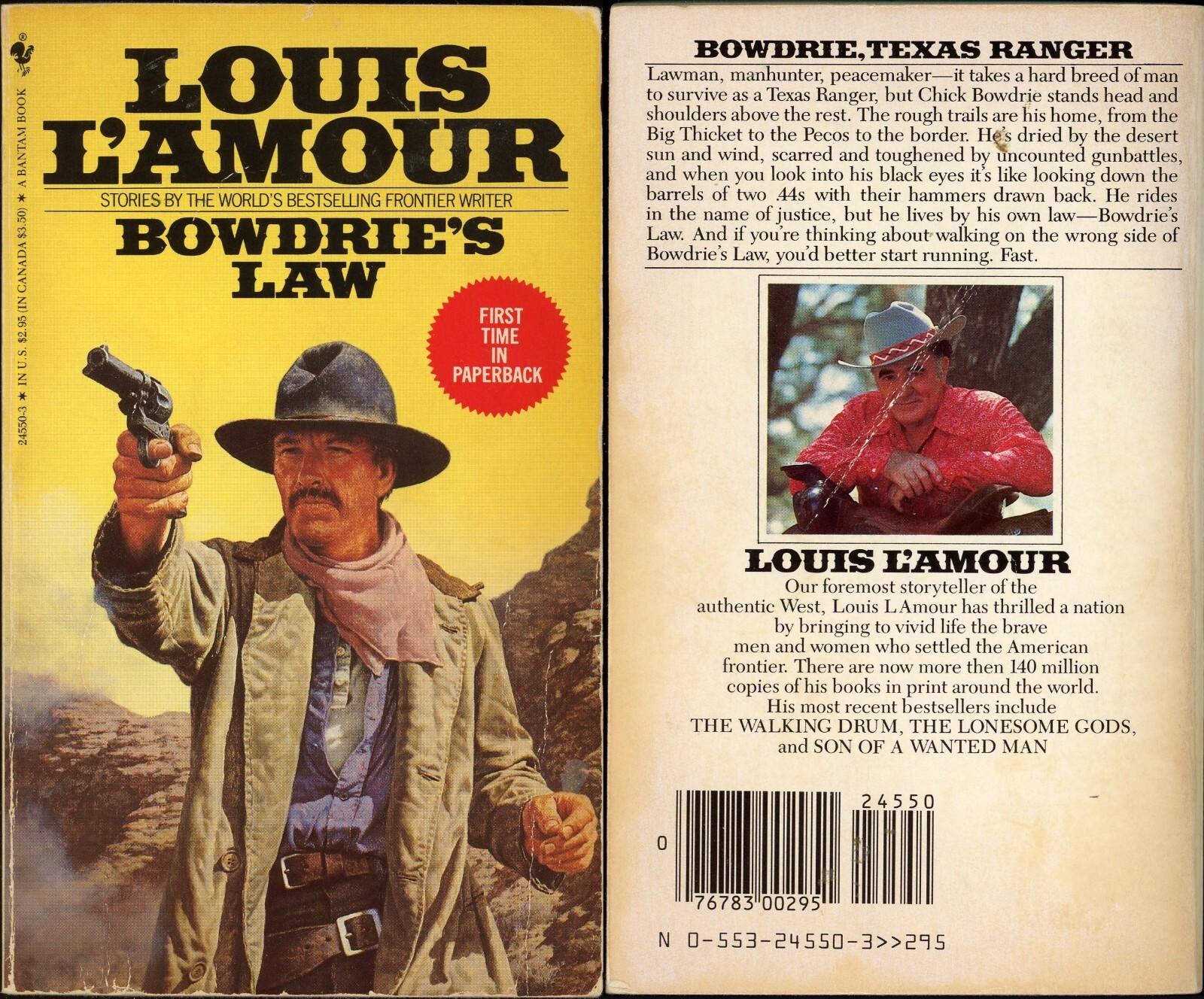 Chick Bowdrie Western Adventure Lot of 2 Paperback by Louis Lamour