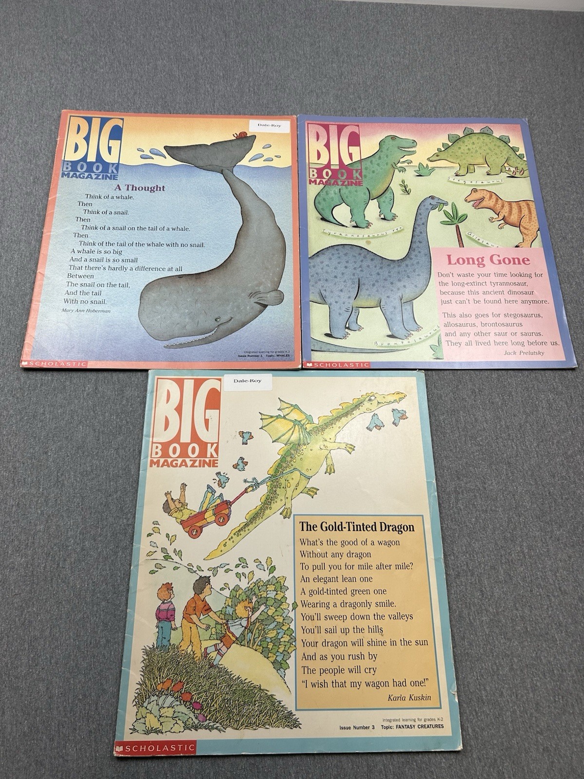 Lot Of 10 Oversized Classroom Teacher Big Books Easel Lionni Heller Carle