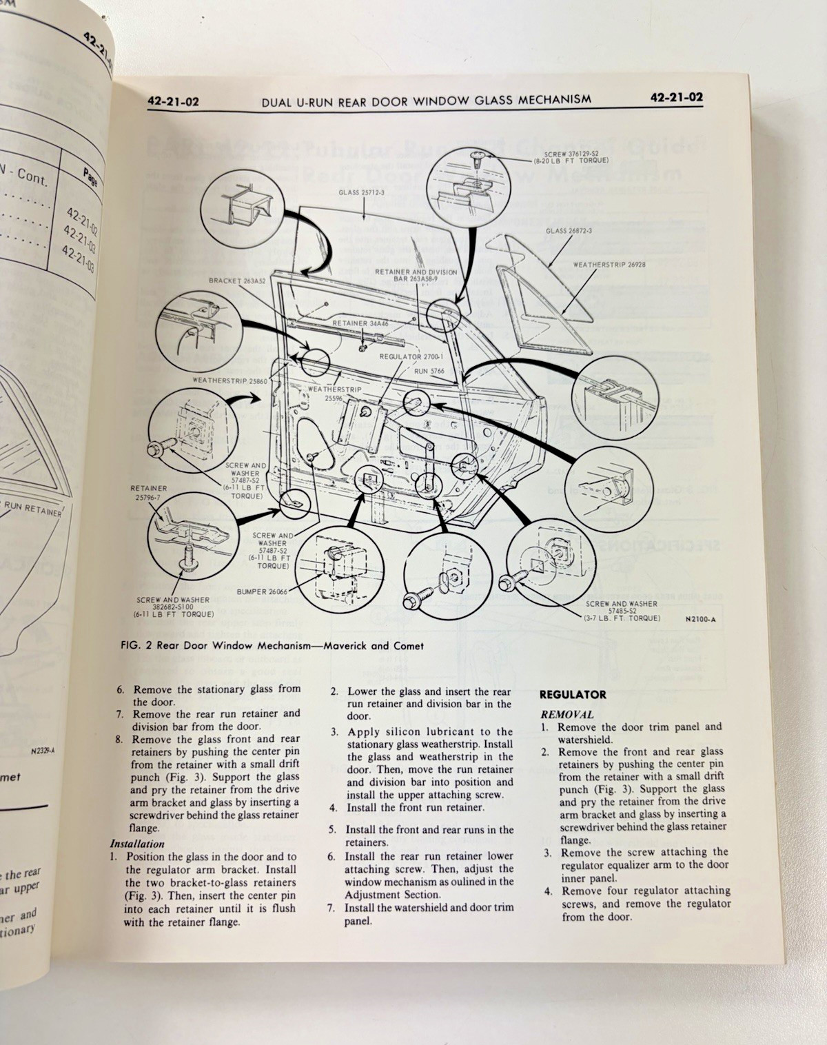 1973 Ford Factory Car Shop Repair Service Manual Volume 1 4 and 5