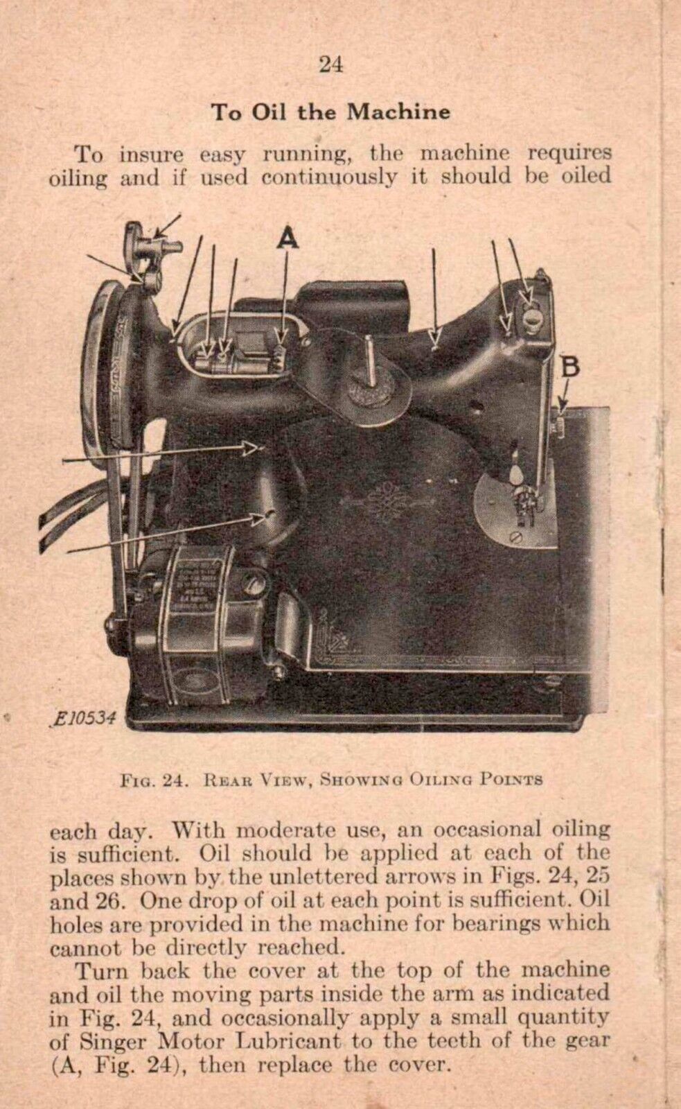SINGER 221-1 Featherweight Sewing Machine User Manual – STEEL WIRE BOUND
