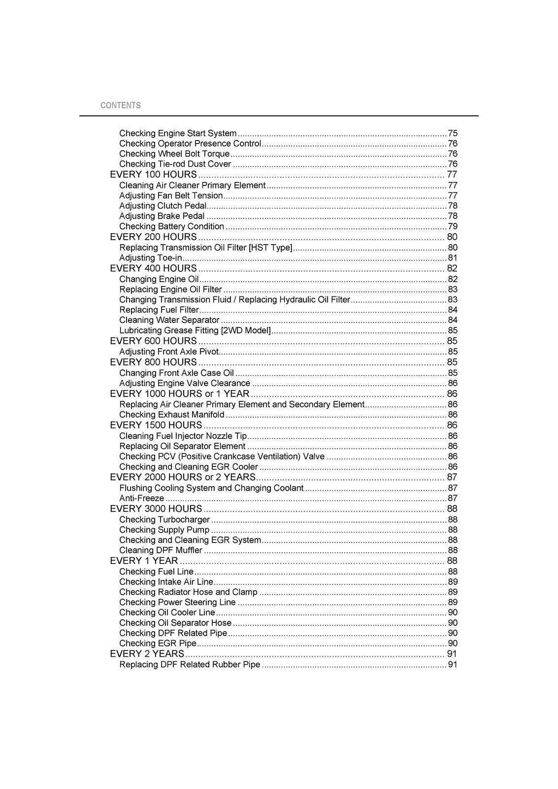 KUBOTA MX4800 MX5200 MX5800 OPERATORS MANUAL – WIRE FIXED – RUGGED COVERS