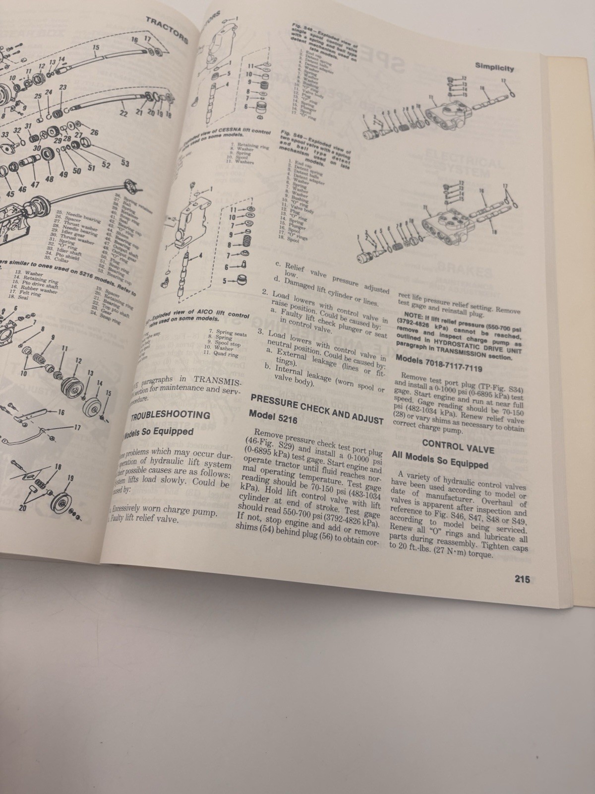 COMPACT TRACTOR SERVICE MANUAL TECHNICAL PUBLICATIONS BOOK VTG RARE
