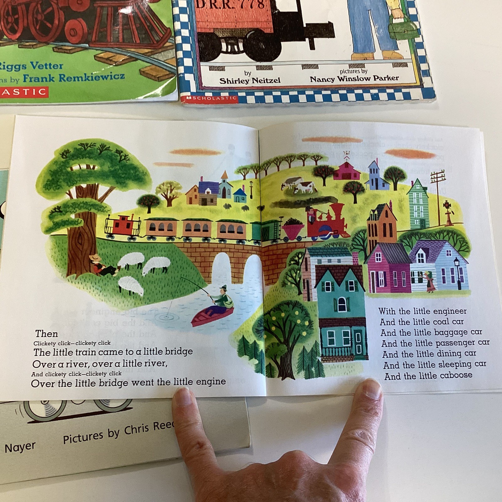 Train Trains Engine Track Caboose Preschool Kindergarten 12 Children’s Book Lot