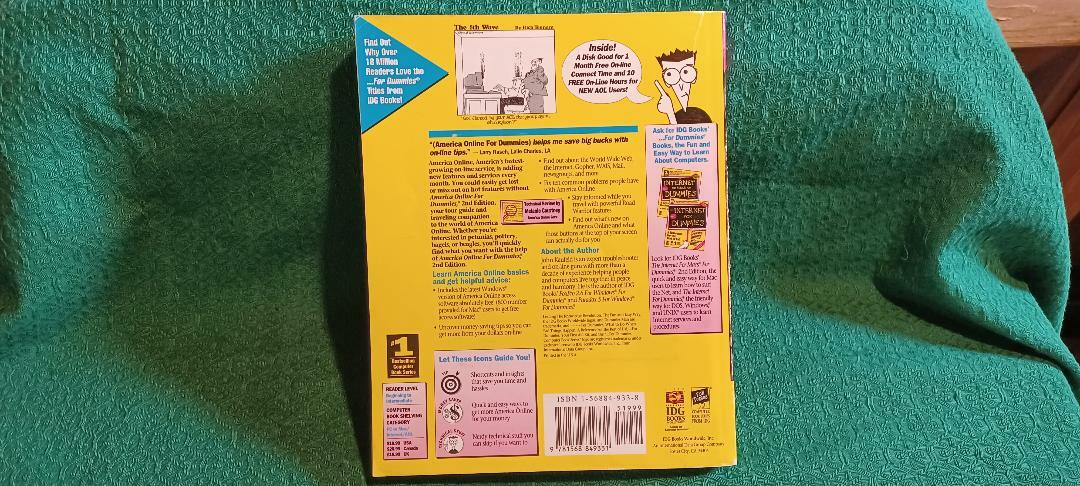 American Online for Dummies 2nd Edition Excellent Condition 398 pages