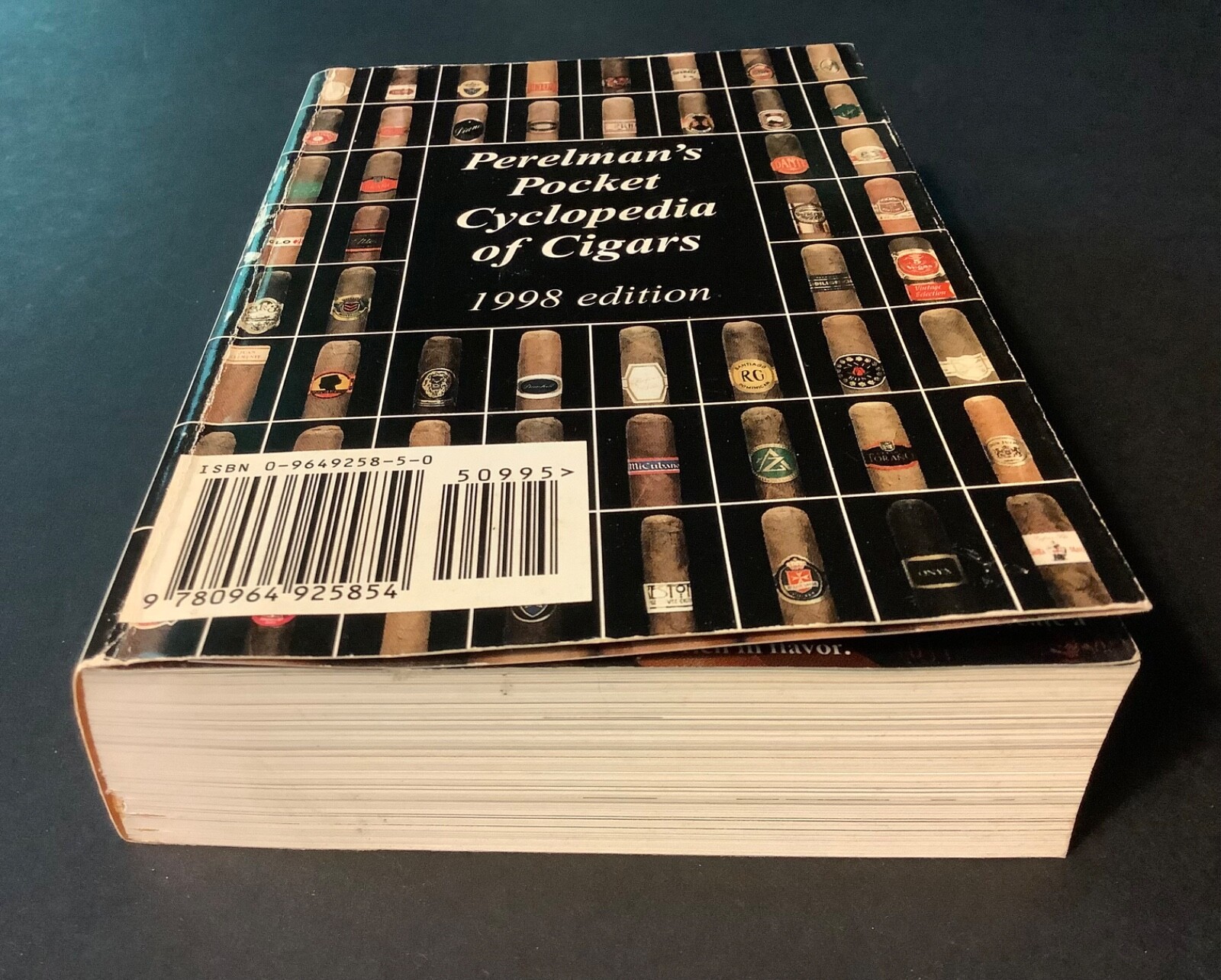 PERELMAN’S POCKET CYCLOPEDIA OF CIGARS 1998 Edition Softcover 1997