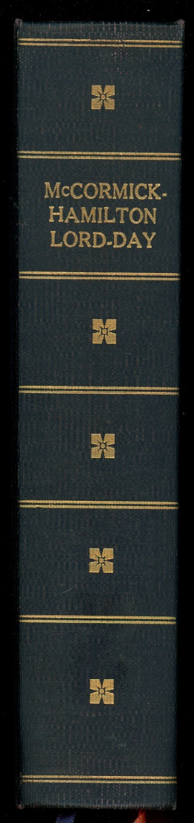 [Signed] McCormick-Hamilton Lord-Day Ancestral Lines. Genealogy (1957)