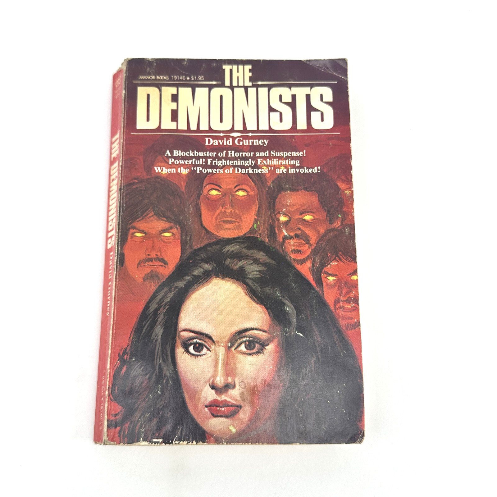 The Demonists by David Gurney Vintage 1971 Manor Books Paperback Horror Suspense