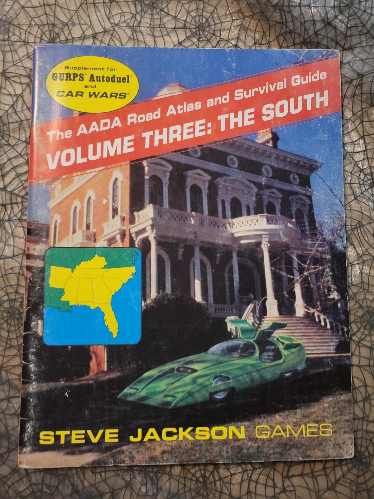 AADA Road Atlas Survival Guide Car Wars Autoduel 1 2 3 4 5 6 7 + GURPS Rpg Lot