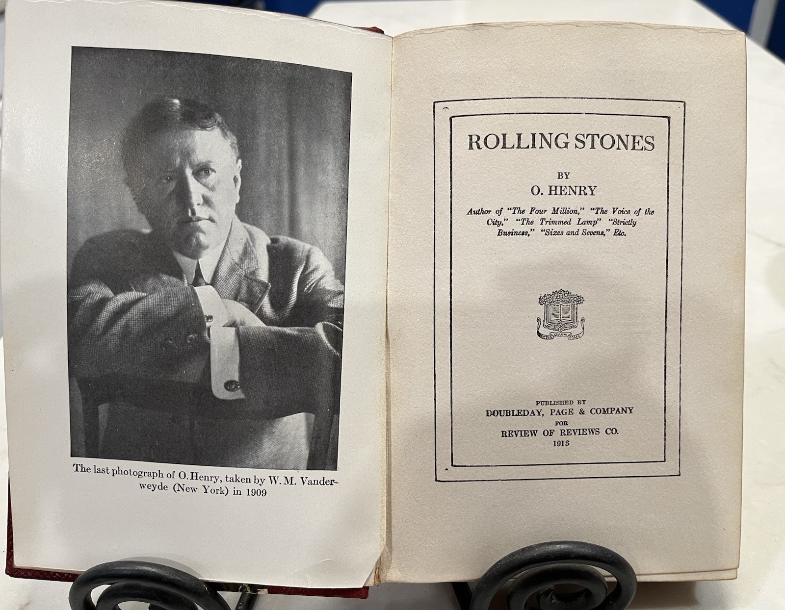 O. Henry Rolling Stones Authorized Ed. Illustrated Hardcover 1913