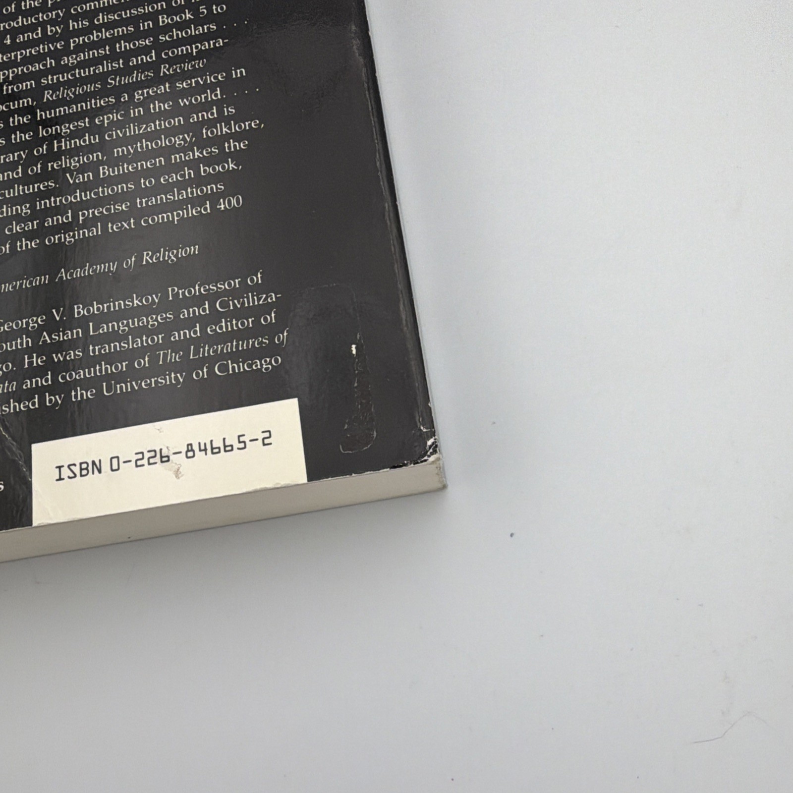 SET- Mahabharata Book number I – 5 – J. A. B. Van Buitenen