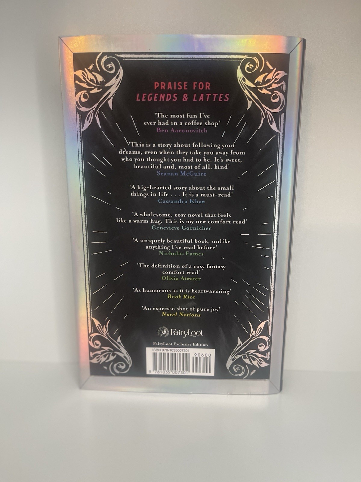Legends & Lattes Travis Baldree Fantasy Hardcover Special Edition Fairyloot