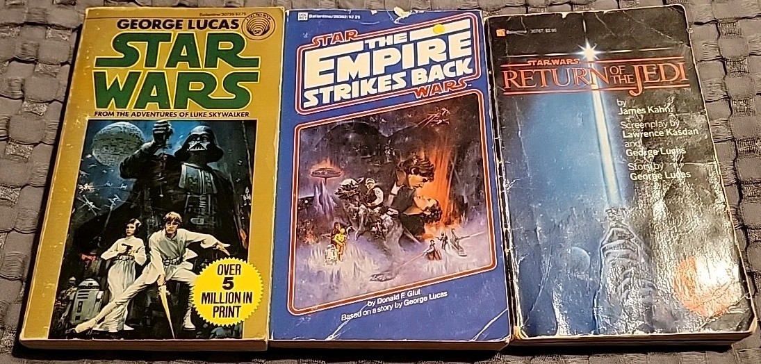 Star Wars Trilogy Del Rey Paperback Book LOT Of 3 First Edition Empire Jedi