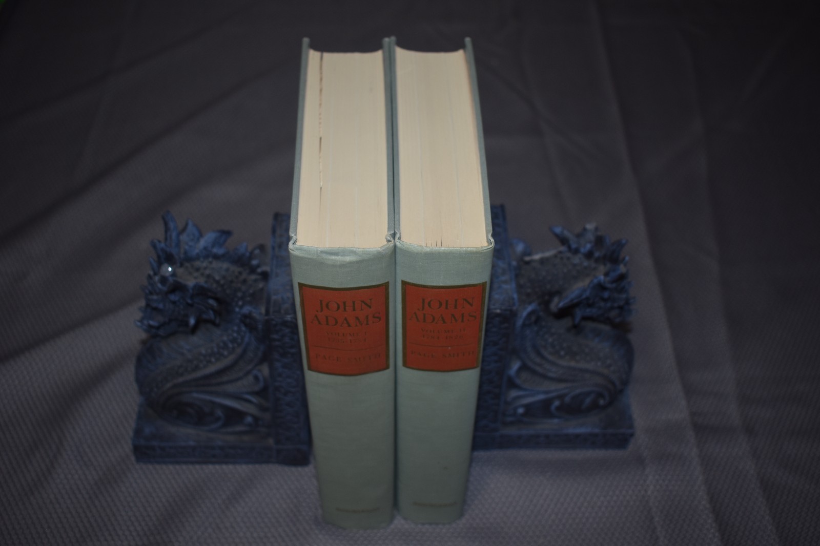 John Adams Vol 1-2 series/set by Page Smith (1962, Doubleday, hardcover set)