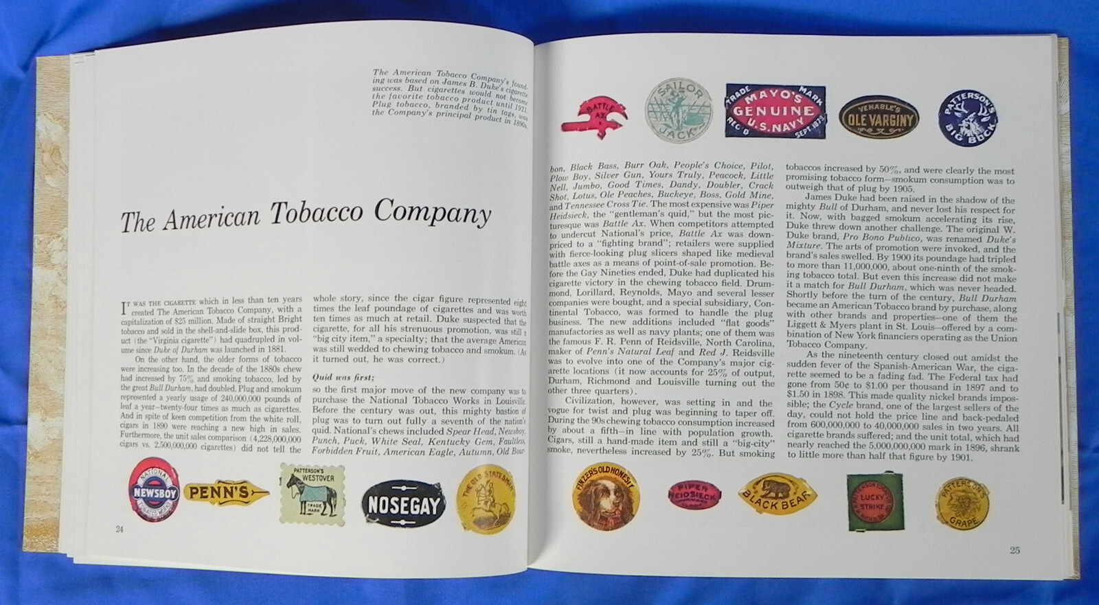 „the American Tobacco story“ 1964 Softcover Book, 64 Pages, US Company History