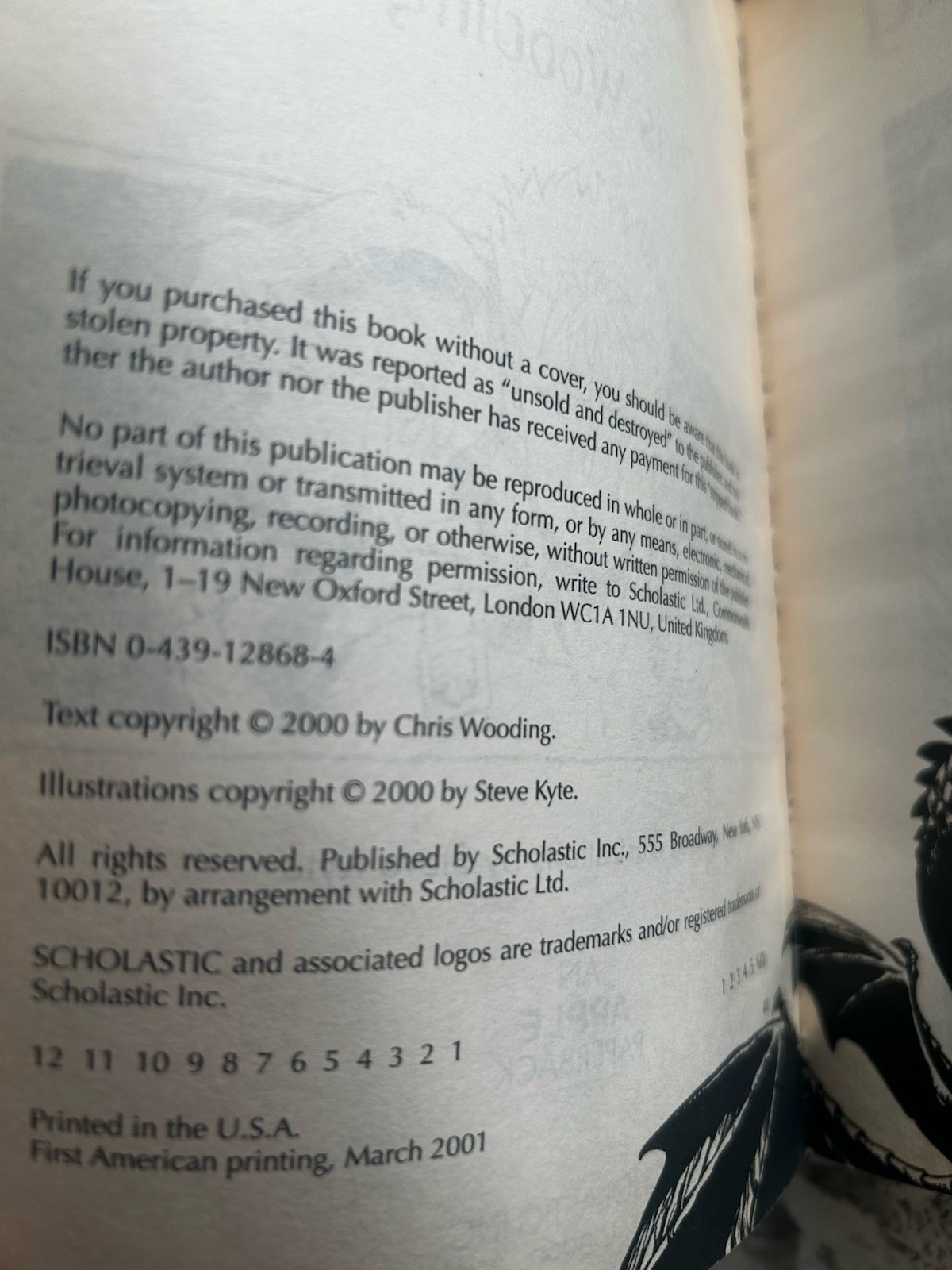 Broken Sky, An Action Fantasy Paperback by Chris Wooding 1st printing