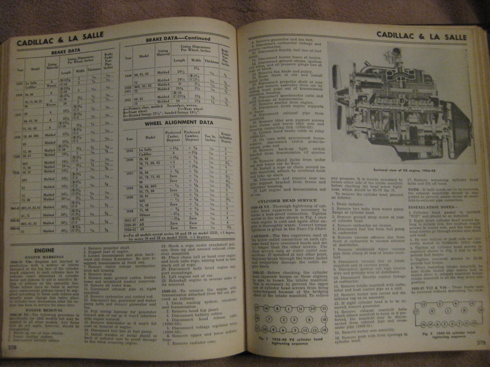 MOTOR’S AUTO REPAIR MANUAL ~ 1952 ~ 15th Edition Third Printing HC