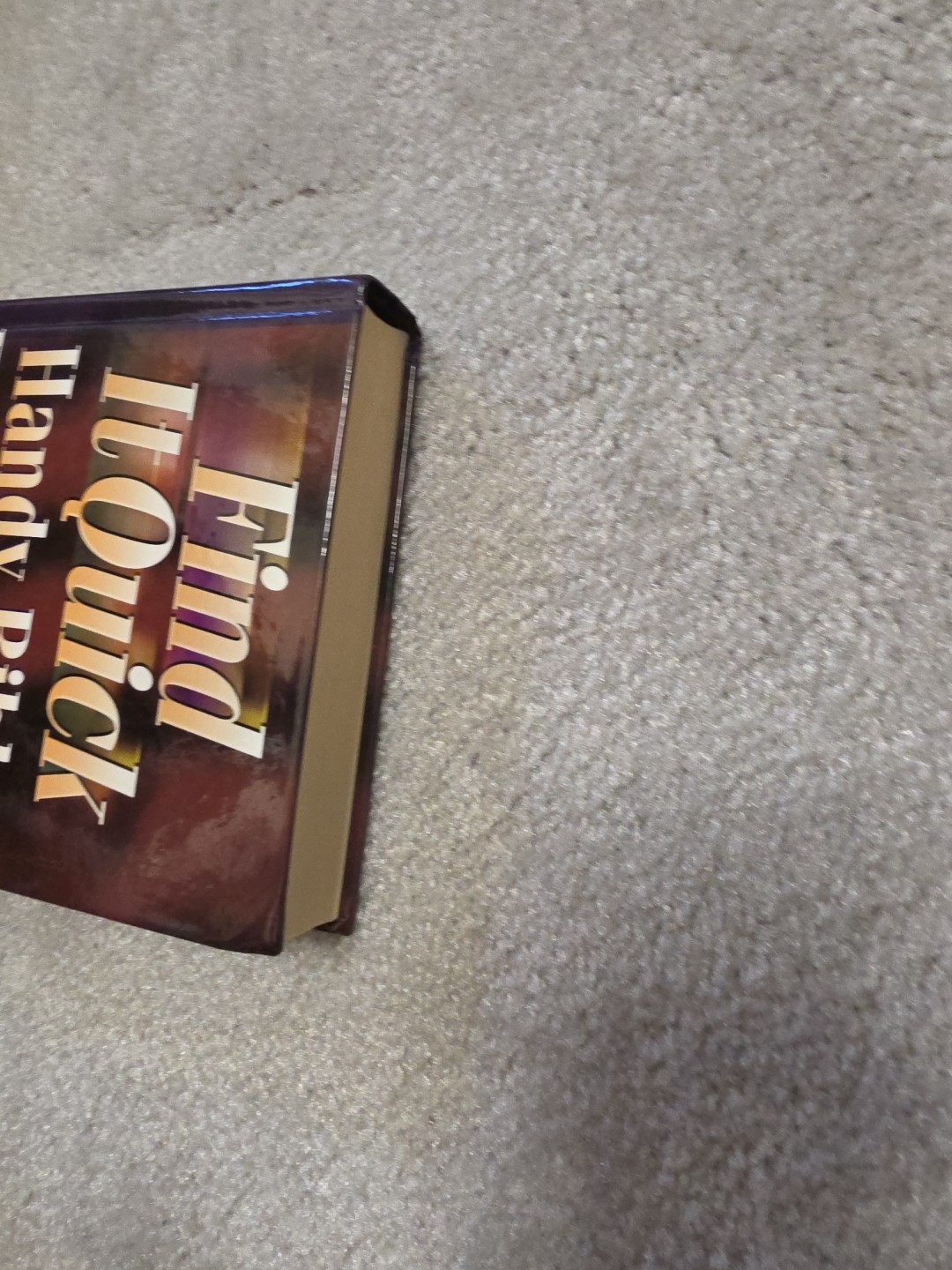 Find It Quick Handy Bible Encyclopedia by Ron Rhodes – 2003 HC Reference Book