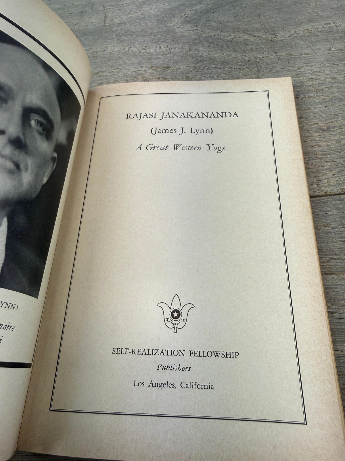 Vintage Rajasi Janakananda A Great Western Yogi Paramhansa Yogananda 1st ed SRF
