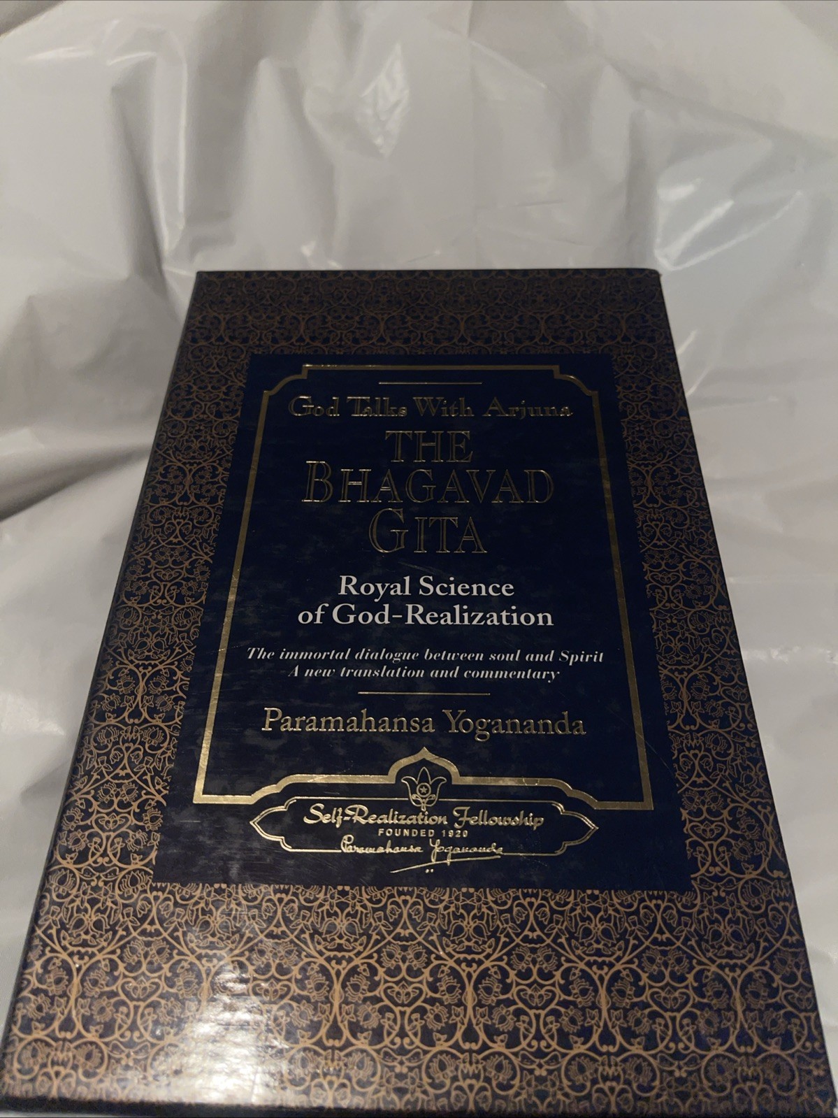 The Bhagavad Gita by Paramahansa Yogananda, 2 Volume Box set Hardcover