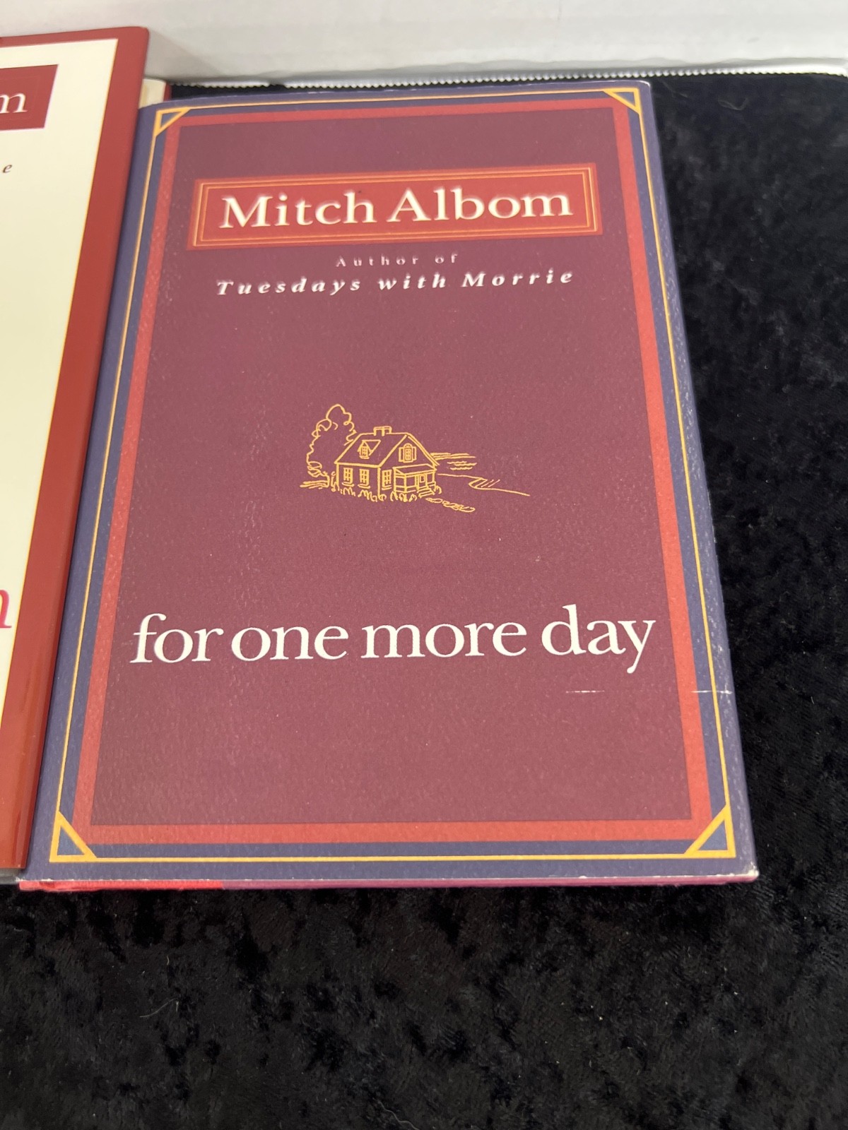 MITCH ALBOM Books Hardcover W/Dust Jackets-Lot of 2-The Five People, For One Mor