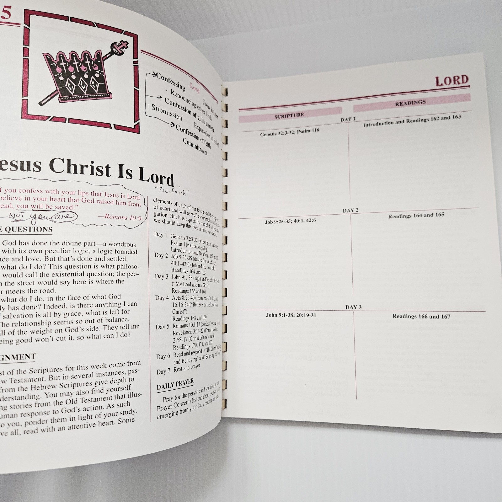 Christian Believer Book Knowing God with Heart and Mind Bible Study Manual