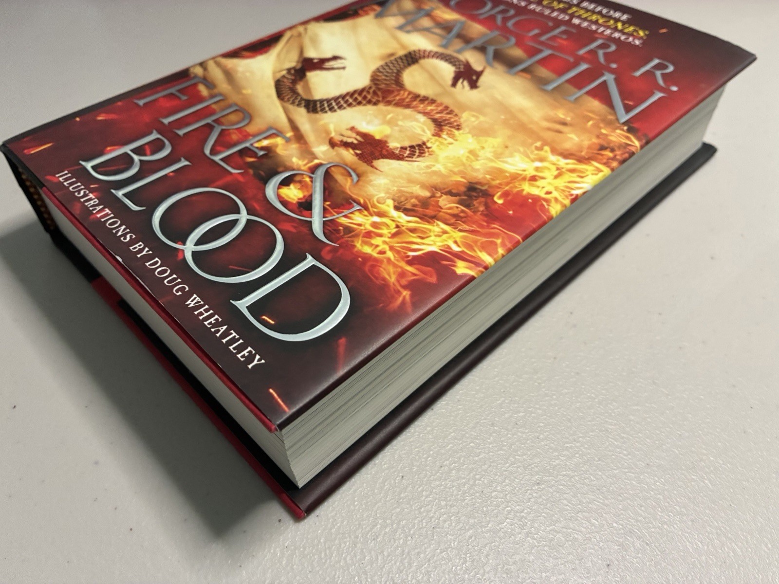 George R.R. Martin RR hardcover Book Fire & Blood 2018 1st Edition DJ Excellent