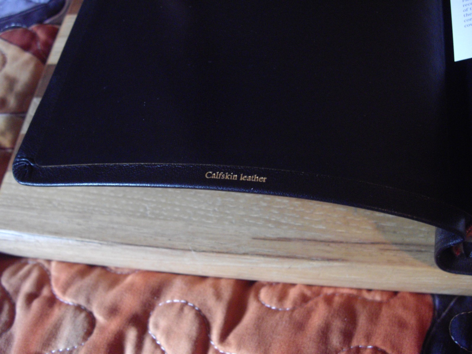 Cambridge Black Genuine Calfskin Leather KJV RV Interlinear Bible